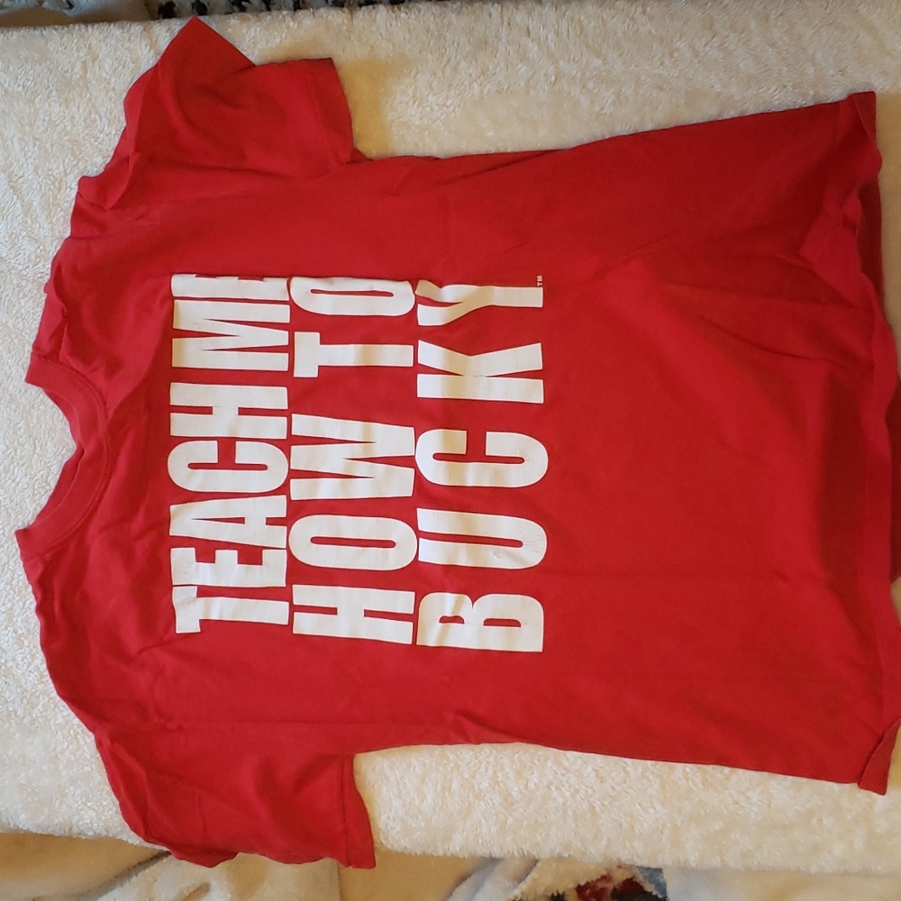 UW-Wisconsin Bucky shirt